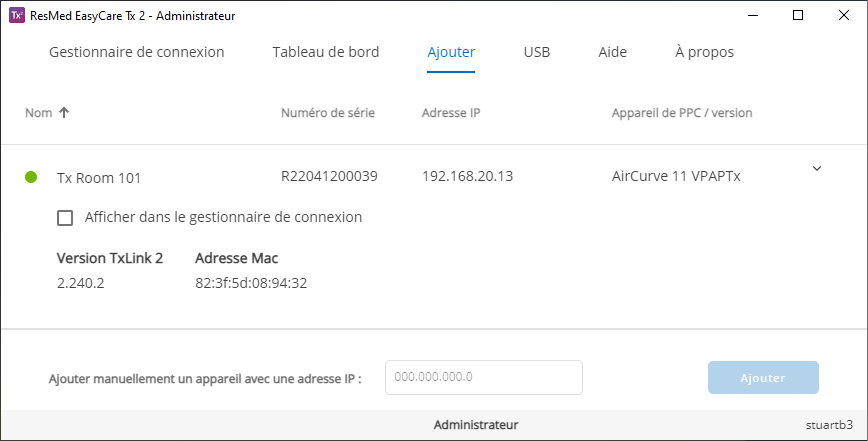 SL UI screenshot Admin Add