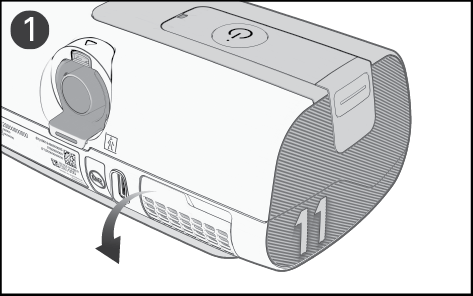 SL Diagram Replacing the air filter 1
