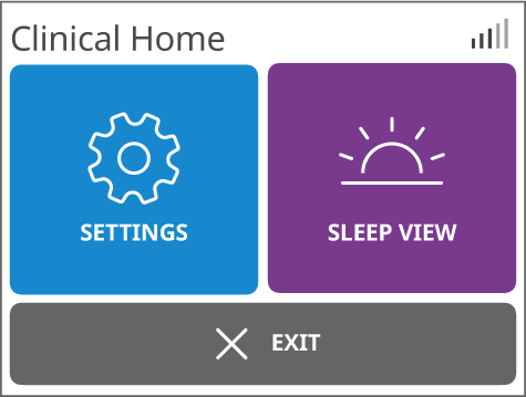 SL UI screenshot Clinical Home