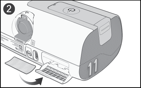 SL Diagram Replacing the air filter 2