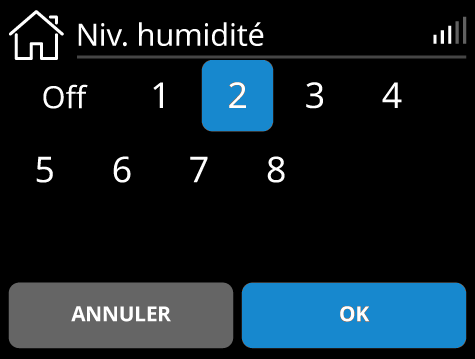 SL UI screenshot Humidity Level