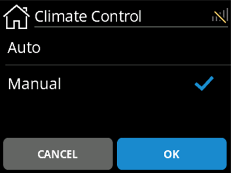 SL UI screenshot Climate Control